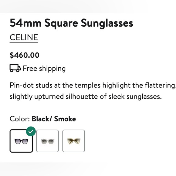 Celine Sunglasses, black, Like new! - Picture 16 of 16